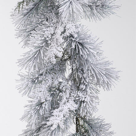 Festone natalizio "Salisburgo" in PVC effetto aghi di Pino Innevati decorazione Natalizia 120 cm Casa e cucina/Decorazioni per interni/Addobbi e decorazioni per ricorrenze/Decorazioni natalizie/Orpelli e festoni MagiediNatale.it - Altamura, Commerciovirtuoso.it