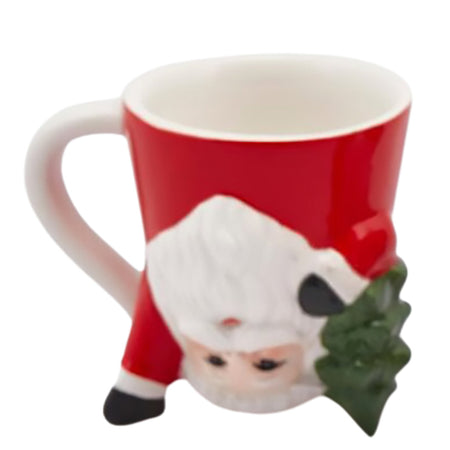 Tazza con decorazione "Pupazzo di Natale" con manico Ø 6 x h 7 cm Casa e cucina/Decorazioni per interni/Addobbi e decorazioni per ricorrenze/Decorazioni natalizie/Oggettistica MagiediNatale.it - Altamura, Commerciovirtuoso.it