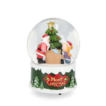 Sfera "Ollie" babbo con carillon in vetro e poliresina decorazione natalizia Casa e cucina/Decorazioni per interni/Addobbi e decorazioni per ricorrenze/Decorazioni natalizie/Neve artificiale MagiediNatale.it - Altamura, Commerciovirtuoso.it