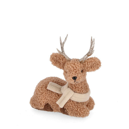 Pupazzo Renna "Kerrie" marrone in polistirolo seduta per decorazione natalizia h 27 cm Casa e cucina/Decorazioni per interni/Addobbi e decorazioni per ricorrenze/Decorazioni natalizie/Schiaccianoci MagiediNatale.it - Altamura, Commerciovirtuoso.it