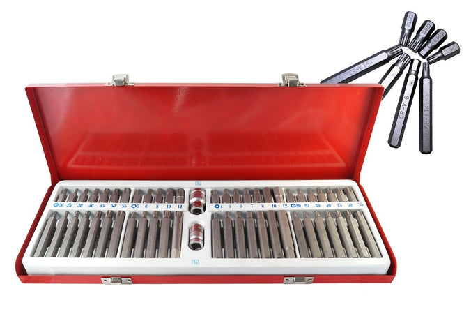 KIT SET INSERTI CHIAVI BUSSOLE CHIAVI TORX HEX 1/2" 3/8" PROFESSIONALE 54 PZ Fai da te/Utensili elettrici e a mano/Utensili a mano/Bussole e set di bussole/Corredi di bussole/Standard Trade Shop italia - Napoli, Commerciovirtuoso.it