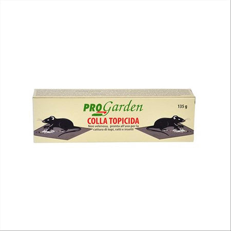 Tubetto Super colla topicida per topi, ratti e rettili "Progarden" 135 gr Giardino e giardinaggio/Giardinaggio/Prodotti fitosanitari e pesticidi/Prodotti anti-roditori La Zappa - Altamura, Commerciovirtuoso.it