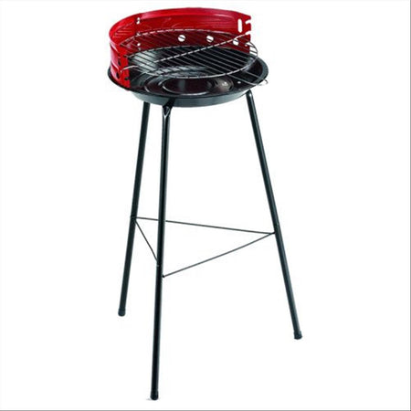 Barbecue "Sirio" in acciaio verniciato con griglia di cottura e gambe ad innesto Giardino e giardinaggio/Barbecue e picnic/Accessori per barbecue e affumicatori/Carbone La Zappa - Altamura, Commerciovirtuoso.it