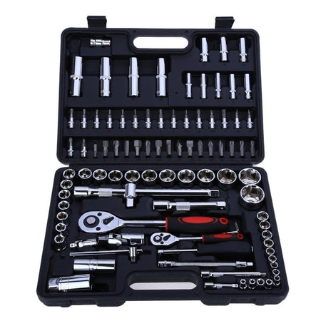 CASSETTA VALIGETTA SET CRICCHETTO 94 PZ KF-94 ACCIAIO CROMO VANADIO 1/2" 1/4" Fai da te/Utensili elettrici e a mano/Utensili a mano/Set di attrezzi Trade Shop italia - Napoli, Commerciovirtuoso.it