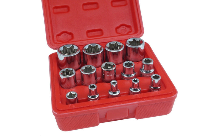SET KIT 14 PZ CHIAVI A BUSSOLE TORX IN LEGA DA 4 A 24 MM ATTACCO 1/2" 1/4" 3/8" Fai da te/Utensili elettrici e a mano/Utensili a mano/Chiavi e chiavi inglesi/Chiavi esagonali Trade Shop italia - Napoli, Commerciovirtuoso.it