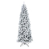 Albero di natale "Jackie Slim innevato" in PVC e Flock Bianco per dimensioni ridotte Casa e cucina/Decorazioni per interni/Addobbi e decorazioni per ricorrenze/Decorazioni natalizie/Alberi di natale artificiali MagiediNatale.it - Altamura, Commerciovirtuoso.it