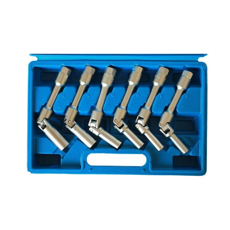Kit 6 Chiavi Bussola Snodate Per Candelette Auto Diesel Da 8 A 16 Mm 3/8" 160mm Fai da te/Utensili elettrici e a mano/Utensili a mano/Bussole e set di bussole/Corredi di bussole/Standard Trade Shop italia - Napoli, Commerciovirtuoso.it