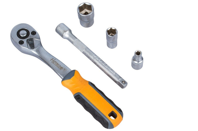 12 Chiavi Bussole Attacco 1/4" + Chiave A Crichetto Reversibile + Prolunga 5'' Casa, arredamento e bricolage > Bricolage e fai da te > Utensili Manuali > Chiavi da Lavoro Trade Shop italia - Napoli, Commerciovirtuoso.it