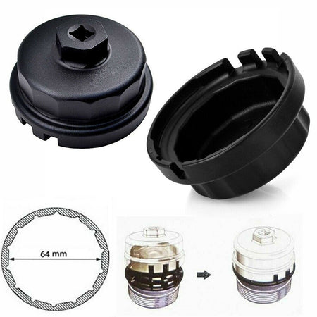 Tappo Chiave A Tazza Per Rimozione Filtro Olio Versione 14 Flap Cap2 3/8" 64mm Auto e Moto/Attrezzi per veicoli/Attrezzi e attrezzatura per sistema olio/Chiavi per il filtro olio Trade Shop italia - Napoli, Commerciovirtuoso.it