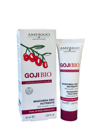 Amerigo Goji Bio linea con Bacche di Goji Maschera Viso Nutriente per pelli normali e secche nutritiva viso 30 ml Maschera viso Tiziana non solo gioielli - Civitanova Marche, Commerciovirtuoso.it