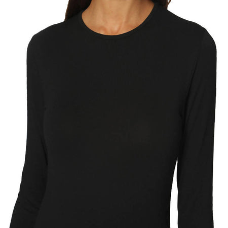 Maglia donna manica lunga Grigia o Nera Aderente Elasticizzata Non segna Marca Liabel art. 4236 Maglia donna L'Orchidea - Siderno, Commerciovirtuoso.it