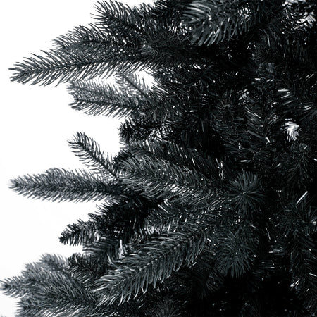 Albero di Natale nero "Berlin" in PE Effetto Real Touch + PVC h 210 cm Casa e cucina/Decorazioni per interni/Addobbi e decorazioni per ricorrenze/Decorazioni natalizie/Alberi di natale artificiali MagiediNatale.it - Altamura, Commerciovirtuoso.it
