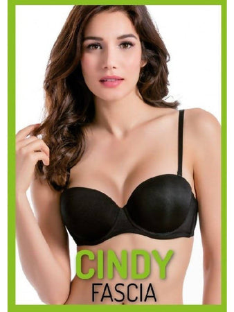 art. cindy LOVE AND BRA Reggiseno love and bra in coppa B Reggiseno a fascia in microfibra intimo donna L'Orchidea - Siderno, Commerciovirtuoso.it