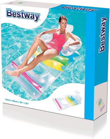 Materassino Gonfiabile Da Mare Con Braccioli "kool Lounge" 165 X 89 Cm Giochi e giocattoli/Sport e giochi all'aperto/Giochi aquatici e piscine per bambini/Canotti e gonfiabili galleggianti La Zappa - Altamura, Commerciovirtuoso.it