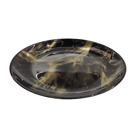 Piatto decorato centrotavola "Murble" in vetro per tavola natalizia da 30 cm oro e nero Casa e cucina/Decorazioni per interni/Addobbi e decorazioni per ricorrenze/Decorazioni natalizie/Oggettistica MagiediNatale.it - Altamura, Commerciovirtuoso.it