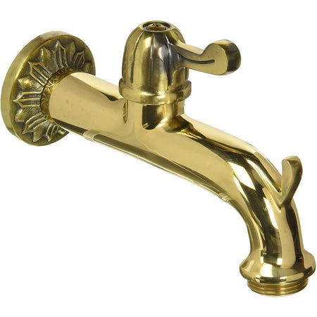Rubinetto in ottone "Impero" antichizzato per fontana con erogazione a leva 1" Giardino e giardinaggio/Decorazioni per il giardino/Fontane La Zappa - Altamura, Commerciovirtuoso.it