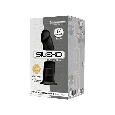 Fallo Realistico Pene Artificiale In Silicone Memory Termoreattivo Silexd Model 2 - 6" Black 15 Cm Salute e cura della persona/Erotismo e contraccezione/Sex toys/Dildo/Dildo realistici Kondorama - Martinsicuro, Commerciovirtuoso.it