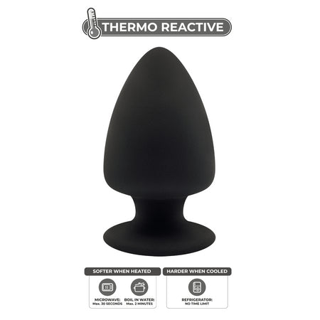 Plug Anale Stimolatore Taglia S Altezza 3,5" Black Silicone Nero 9 cm Salute e cura della persona/Erotismo e contraccezione/Sex toys/Sex toys anali/Plug anali Kondorama - Martinsicuro, Commerciovirtuoso.it