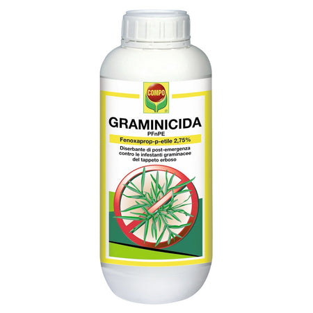 Diserbante "Graminicida" erbicida selettivo per prato e arbusti a foglia stretta 500 ml Giardino e giardinaggio/Giardinaggio/Prodotti fitosanitari e pesticidi/Diserbanti/Ammazza erbe infestanti La Zappa - Altamura, Commerciovirtuoso.it