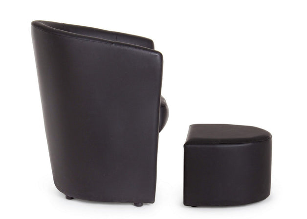 Poltrona "Rita" per interno, Struttura In Legno Di Pino E Compensato, Rivestimento In Similpelle 94% Pvc 6% Poliuretano 64,5 x 59,5 x 78h cm Casa e cucina/Arredamento/Soggiorno/Poltrone e sedie/Poltrone Decor Space - Altamura, Commerciovirtuoso.it