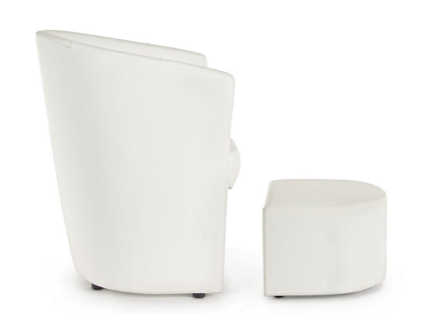 Poltrona "Rita" per interno, Struttura In Legno Di Pino E Compensato, Rivestimento In Similpelle 94% Pvc 6% Poliuretano 64,5 x 59,5 x 78h cm Casa e cucina/Arredamento/Soggiorno/Poltrone e sedie/Poltrone Decor Space - Altamura, Commerciovirtuoso.it