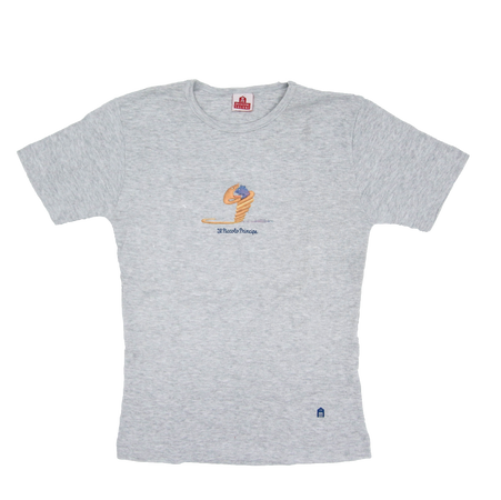 T-Shirt Donna "piccolo Principe" Magazzini Salani in Cotone Grigia Grey Maglietta a Maniche Corte Girocollo Casual Moda/Donna/Abbigliamento/T-shirt top e bluse/T-shirt Liquidator Italia - Nicosia, Commerciovirtuoso.it