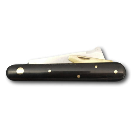 Coltello da innesto "202P" con salvagemma in ottone e lama da 19 cm in acciaio Inox "Made in Italy" Fai da te/Utensili elettrici e a mano/Attrezzi da giardinaggio/Coltelli da giardino La Zappa - Altamura, Commerciovirtuoso.it