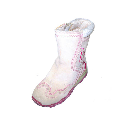 Stivaletto bambina in pelle scamosciata panna e rosa Stivale Beige invernale bimba scarpa invernale Stivali suola in gomma per la scuola Stivaletti Stivale Bambina L'Orchidea - Siderno, Commerciovirtuoso.it