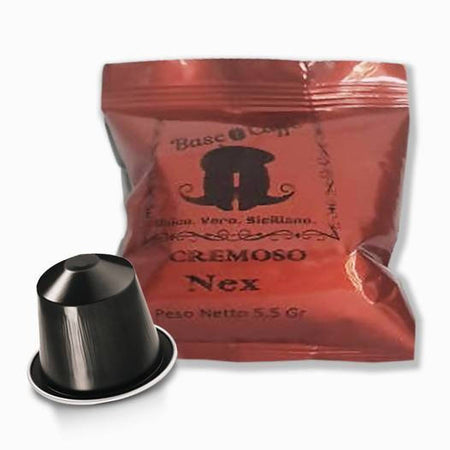 100 Capsule CompatibilI "Nespresso "Cremoso/Intenso BascoCaffè Artigianale Italiano 100% Made in Italy 100 nespresso Tabacchi "LaCoccinella", Commerciovirtuoso.it