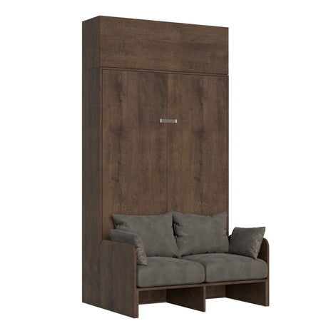 Letto "Napoli" matrimoniale a scomparsa con divano, in legno, con apertura verticale, per camera da letto Casa e cucina/Arredamento/Camera da letto/Materassi e basi letto/Materassi Decor Space - Altamura, Commerciovirtuoso.it