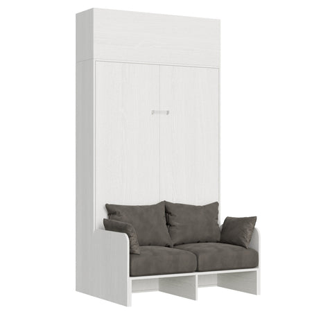 Letto "Napoli" matrimoniale a scomparsa con divano, in legno, con apertura verticale, per camera da letto Casa e cucina/Arredamento/Camera da letto/Materassi e basi letto/Materassi Decor Space - Altamura, Commerciovirtuoso.it