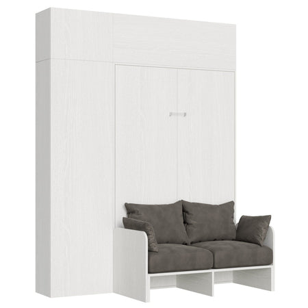 Letto "Napoli" matrimoniale a scomparsa con divano, in legno, con apertura verticale, per camera da letto Casa e cucina/Arredamento/Camera da letto/Materassi e basi letto/Materassi Decor Space - Altamura, Commerciovirtuoso.it