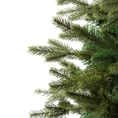 Albero di Natale Slim "Cervino" in PE Effetto Real Touch + PVC di Altissima qualità Casa e cucina/Decorazioni per interni/Addobbi e decorazioni per ricorrenze/Decorazioni natalizie/Alberi di natale artificiali MagiediNatale.it - Altamura, Commerciovirtuoso.it
