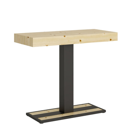 Tavolo consolle "Messina" allungabile in legno per sala da pranzo Casa e cucina/Arredamento/Studio/Mobiletti e credenze/Credenze Decor Space - Altamura, Commerciovirtuoso.it