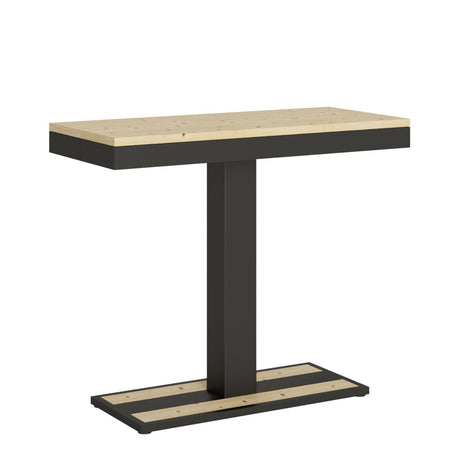 Tavolo consolle "Reggio Calabria" allungabile in legno per sala da pranzo Casa e cucina/Arredamento/Studio/Mobiletti e credenze/Credenze Decor Space - Altamura, Commerciovirtuoso.it