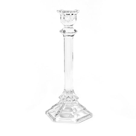 Portacandela 1 posto "Boheme" in cristallo h 23.5 cm candelabro elegante alto Casa e cucina/Decorazioni per interni/Candele e portacandele/Candele/Candele a colonna MagiediNatale.it - Altamura, Commerciovirtuoso.it