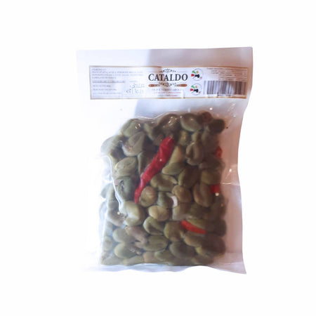 Olive Verdi Condite Calabresi olive fresche "Carolea" Italiane Schiacciate E Denocciolate Made in Italy Prodotti tipici Cataldo Società Agricola - Siderno, Commerciovirtuoso.it