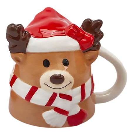 Tazza con decorazione "Pupazzo di Natale" con manico Ø 6 x h 7 cm Casa e cucina/Decorazioni per interni/Addobbi e decorazioni per ricorrenze/Decorazioni natalizie/Oggettistica MagiediNatale.it - Altamura, Commerciovirtuoso.it