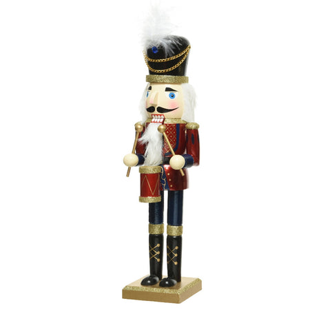 Statuetta decorativa "Soldatino schiaccianoci" natalizio h 89 cm Casa e cucina/Decorazioni per interni/Addobbi e decorazioni per ricorrenze/Decorazioni natalizie/Schiaccianoci MagiediNatale.it - Altamura, Commerciovirtuoso.it