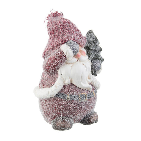 Pupazzo Babbo Natale con Pino "Brad" Rosso Innevato in Polvere di Gesso per Interni h 36 cm Casa e cucina/Decorazioni per interni/Addobbi e decorazioni per ricorrenze/Decorazioni natalizie/Schiaccianoci MagiediNatale.it - Altamura, Commerciovirtuoso.it