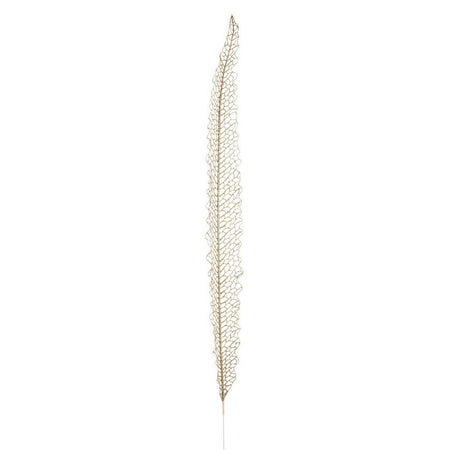 Ramo decorativo natalizio "Lineare Oro" con foglie da 97 cm Casa e cucina/Decorazioni per interni/Addobbi e decorazioni per ricorrenze/Decorazioni natalizie/Ghirlande e corone MagiediNatale.it - Altamura, Commerciovirtuoso.it