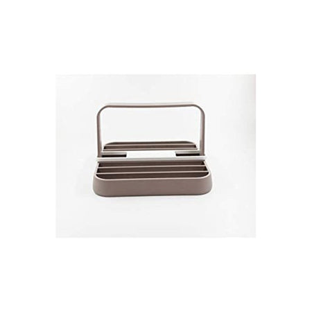 Portatovaglioli con materiale infrangibile "Pangea" colore tortora Casa e cucina/Organizzazione interni/Contenitori e barattoli da cucina/Portaoggetti e supporti/Portatovaglioli Decor Space - Altamura, Commerciovirtuoso.it