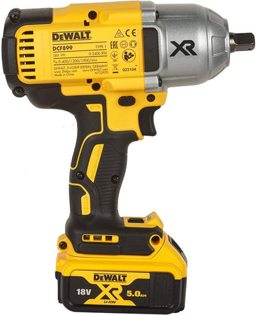 DeWalt DCF899P2-QW Trapano Avvitatore a Impulsi Attacco 1/2" a Batteria, 5.0 Ah, Motore Brushless DCF899P2-QW BRUSHLESS 18V XR HIGT TORQUE W Non solo alimenti - Albano Laziale, Commerciovirtuoso.it