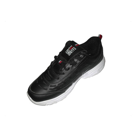 Scarpe da ginnastica donna - Scarpa Bianca - Nera sneakers con lacci Sweet Years - Scarpa sportiva tennis donna L'Orchidea - Siderno, Commerciovirtuoso.it