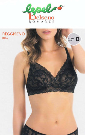 art. 700 LEPEL Reggiseno nero Bra Donna belseno Romance coppa C intimo donna L'Orchidea - Siderno, Commerciovirtuoso.it