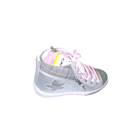 Sneakers Donna Scarpe da Ginnastica Donna Argentata, Scarpa sportiva Argento con lacci donna art.40p4711 colore argento/rosa Sneakers Donna L'Orchidea - Siderno, Commerciovirtuoso.it