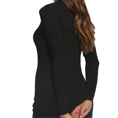 Maglia donna manica lunga Grigia o Nera Aderente Elasticizzata Non segna Marca Liabel art. 4236 Maglia donna L'Orchidea - Siderno, Commerciovirtuoso.it