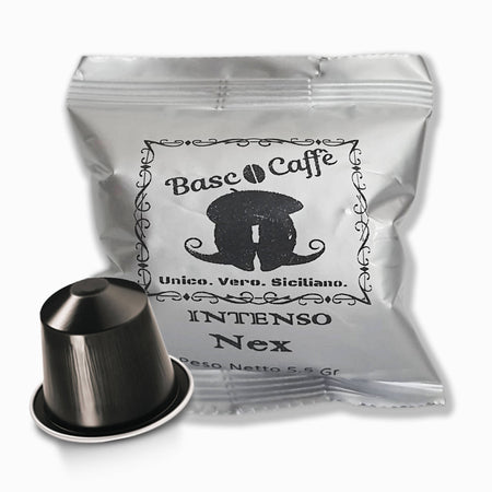 100 Capsule CompatibilI "Nespresso "Cremoso/Intenso BascoCaffè Artigianale Italiano 100% Made in Italy 100 nespresso Tabacchi "LaCoccinella", Commerciovirtuoso.it
