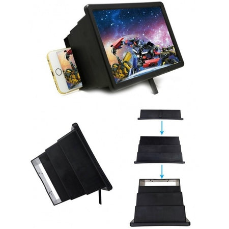 Amplificatore Video Box 12" Ingrandimento Portatile Pieghevole Smartphone