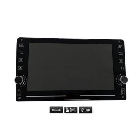 Autoradio Con Monitor 8" Bluetooth Touch Screen Usb Frontalino Radio Multimedia